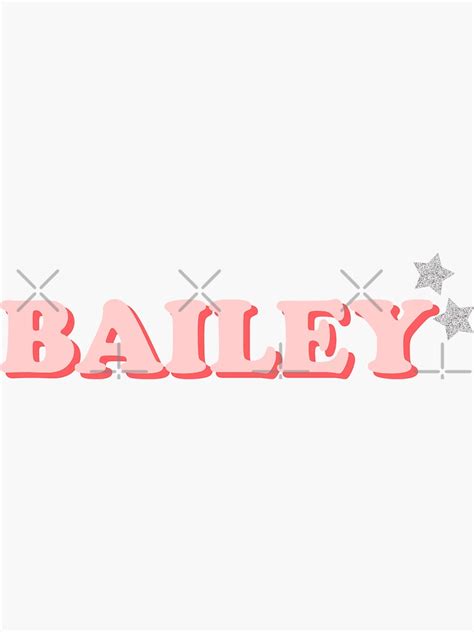 Bailey Sticker For Sale By Laineystudios Redbubble