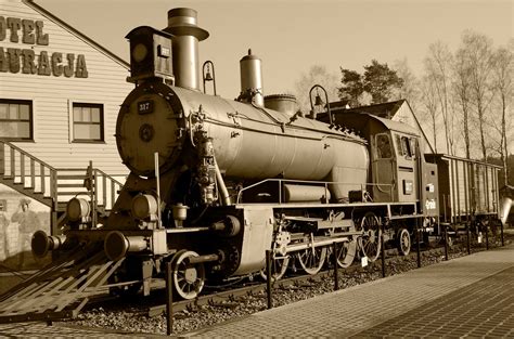 Old Steam Locomotive Picture Was Taken In Niwy Near Bydgoszcz Dakota