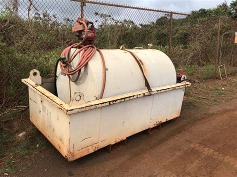 Late Addition To The Auction 500 Gallon Diesel Fuel Tank Wfill Rite