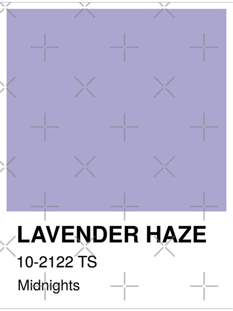 Lavender Haze Color Swatch Sticker For Sale By Rawlex Redbubble
