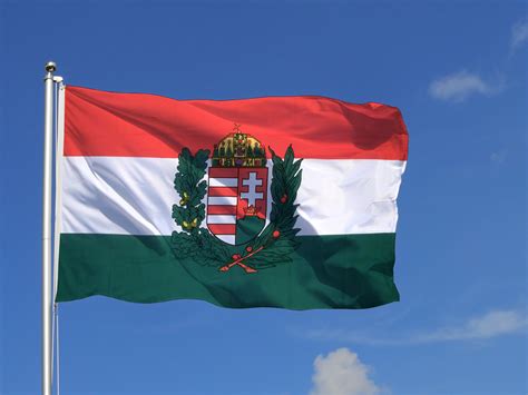 Mit einem sieg über die ungarn ist deutschland sicher weiter. Sammeln & Seltenes Flagge Fahne Ungarn Wappen Hissflagge ...