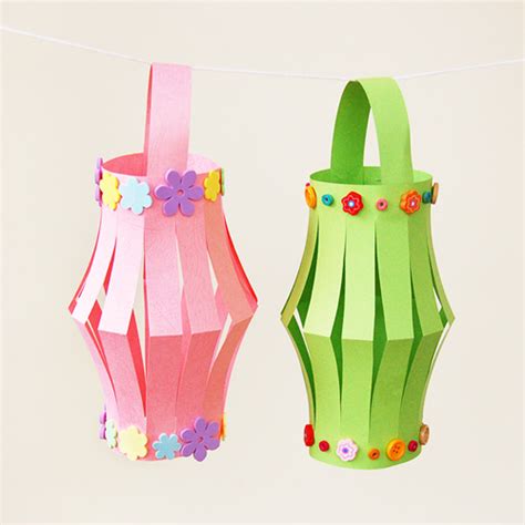 Paper Lanterns Kids Crafts Fun Craft Ideas