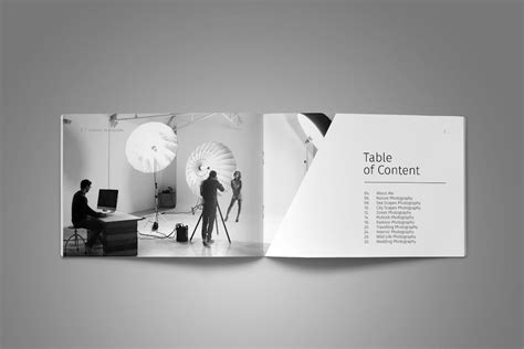 A5 Photography Portfolio Template Design Template Place