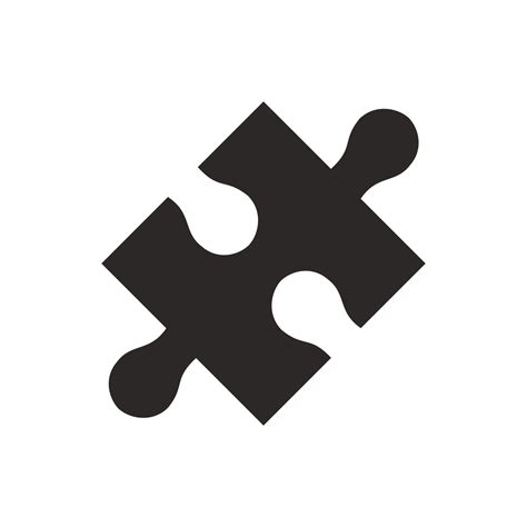 Puzzle Icon Vector Logo Illustration Suitable For Web Design Logo