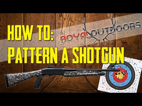 How To Pattern A Shotgun Youtube