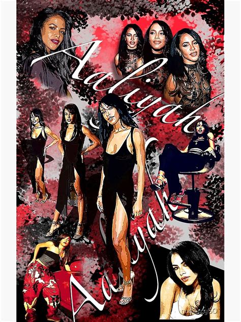 aaliyah poster poster by nomercy50 redbubble
