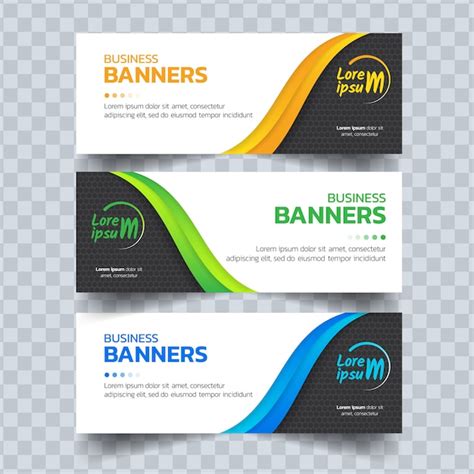 Premium Vector Business Banners Template