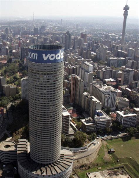 South Africa Johannesburgs Landmark Tower Mirrors The Citys Ups And