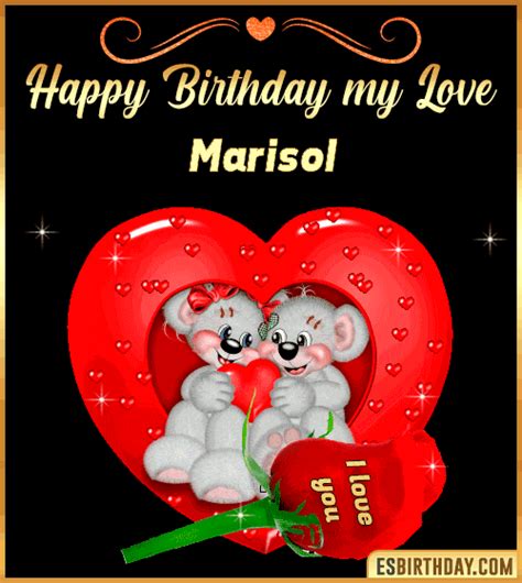 Happy Birthday Marisol  🎂 Images Animated Wishes 28 S