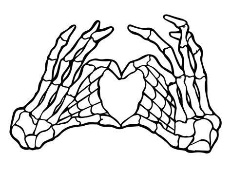 Skeleton Heart Hands Illustration By Lee Oconnor On Dribbble