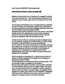 Maybe you would like to learn more about one of these? Plant and animal cells essay