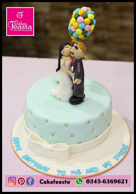 Husband Wife Birthday Cake Wedding Cake Anniversary Cake