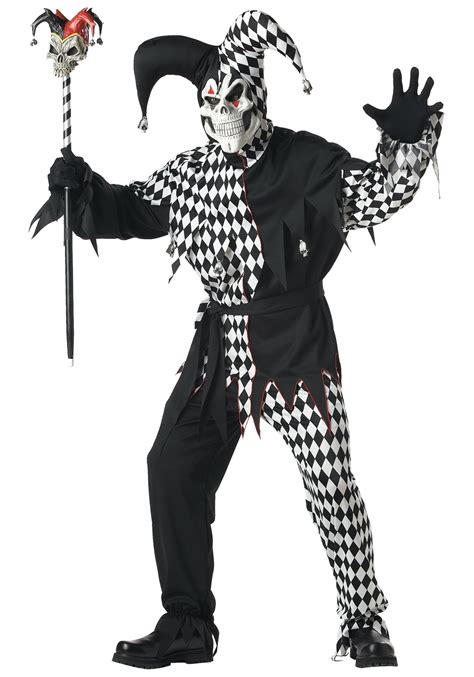 Dark Jester Costume For Adults