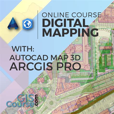 Digital Mapping With Arcgis Pro And Autocad Map 3d Gis Course Tyc