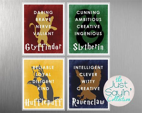 What secondary harry potter character are you? Harry Potter Hogwarts House Typography Traits of Gryffindor
