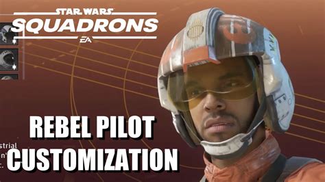 Star Wars Squadrons Rebel Pilot Customization And Creation Youtube
