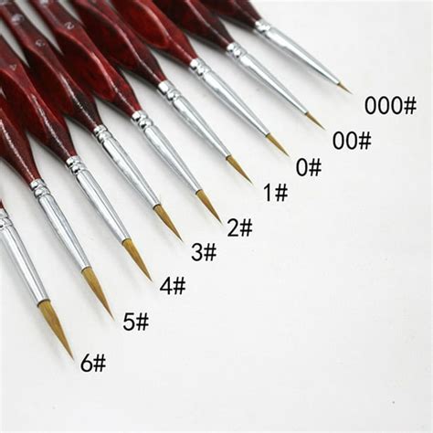 Professional Sable Hair Ink Brush Paint Art Brushes For Drawing Gouache