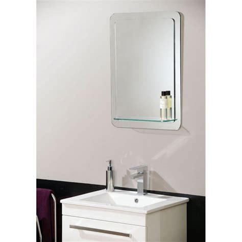 Bathroom mirror on mirror elegant rectangular with shelf. Bathroom Decorative Bathroom Mirrors White Bathroom Mirror ...