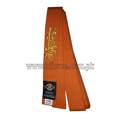 Martial Arts Embroidered Custom Logo Kyokushin Karate Belt Buy