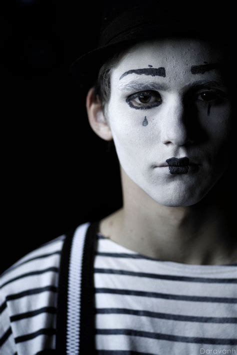 Colored Tears Halloween Makeup Scary Halloween Face Halloween Costumes Mime Costume Mime