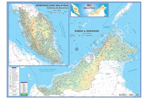 Malaysia, country of southeast asia, lying just north of the equator, that is composed of two noncontiguous regions: Map of Malaysia - East & West - Writebest