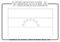 Bandera De Venezuela Para Colorear