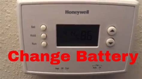 Honeywell thermostats allow you to set a comfortable temperature in your home. How to change the battery in a honeywell thermostat - YouTube