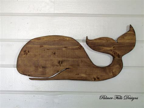 Hand painted wooden whale, baby shower, nursery decor, hostess gift, mom to be, madebycbk. Wooden Whale Wall Hanging / Nautical Nursery by ...