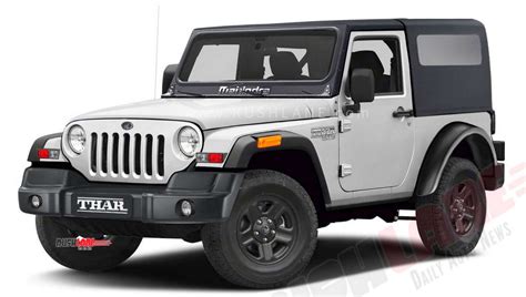 The prices of the top variant of the suv starts at. 2020 Mahindra Thar SUV production ready render - Based on ...