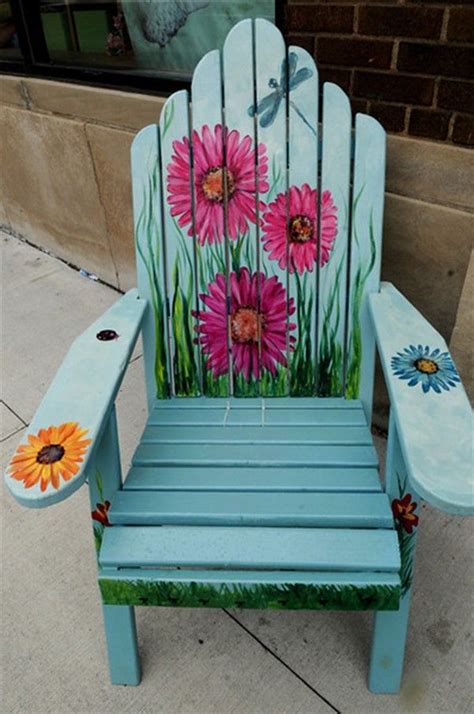 Diy Painting Outdoor Adirondack Chair Ideas Painted Outdoor Furniture