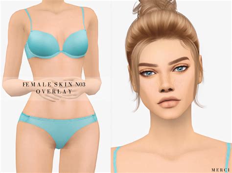The Sims Resource Female Skin N03 Overlay