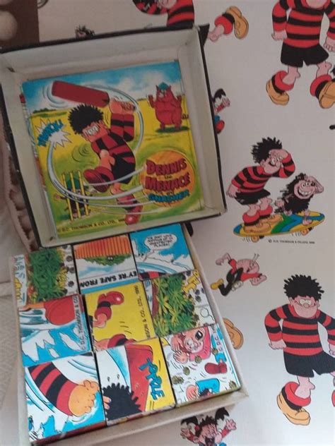 Dennis The Menace Wallpaper Vintage Dennis Wallpaper From Etsy Uk