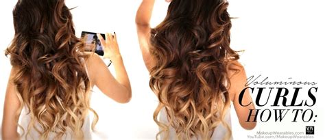 How To Amazingly Voluminous Curls In 10 Minutes Hairstyles Wand