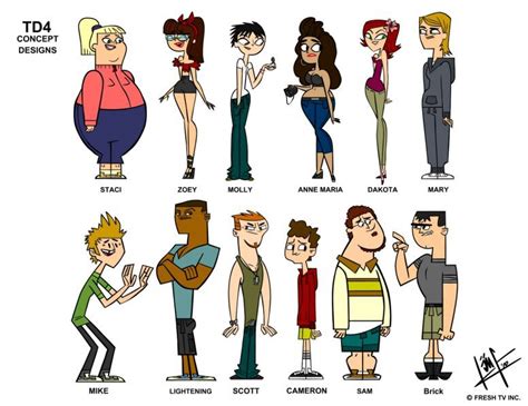 Revenge Of The Island Concept Designs Total Drama Official Amino