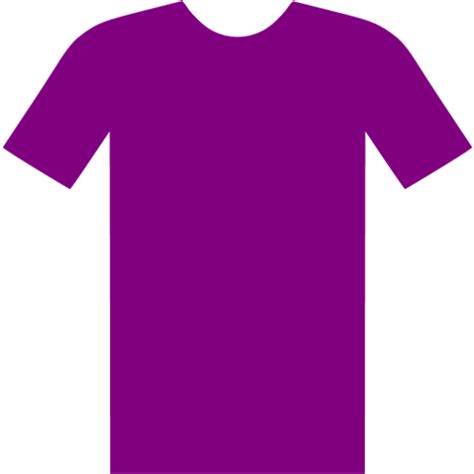 Purple t shirt icon - Free purple clothes icons png image