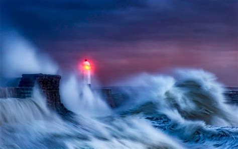 Lighthouse In Stormy Seas Architecture Seas Nature Lighthouse