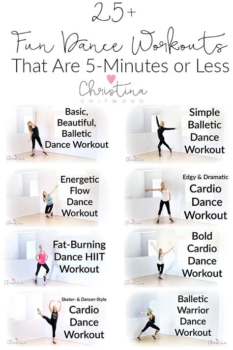 25 Fun Dance Workouts That Are 5 Minutes Or Less