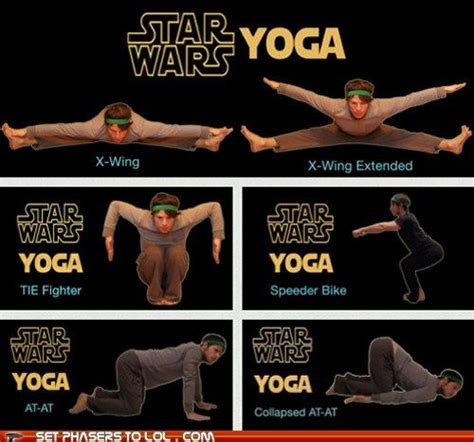 Star Wars Yoga Fantasy Star Sci Fi Fantasy Geek Out Nerd Geek 365 Day Challenge Workout