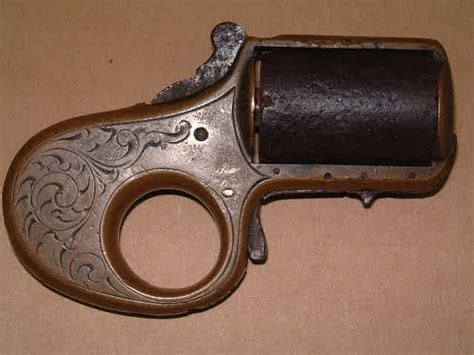 James Reid 32 Cal Knuckle Duster Revolver Wtrapdoor For Sale At