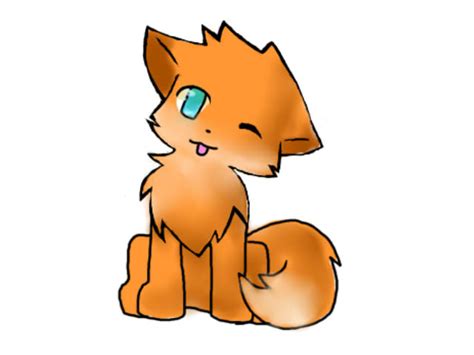 Chibi fox by BlazeFiro on DeviantArt Anime kitsune with orange hair google search neko in.
