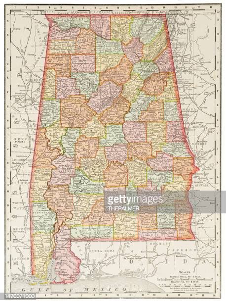 Montgomery Alabama Map Photos And Premium High Res Pictures Getty Images