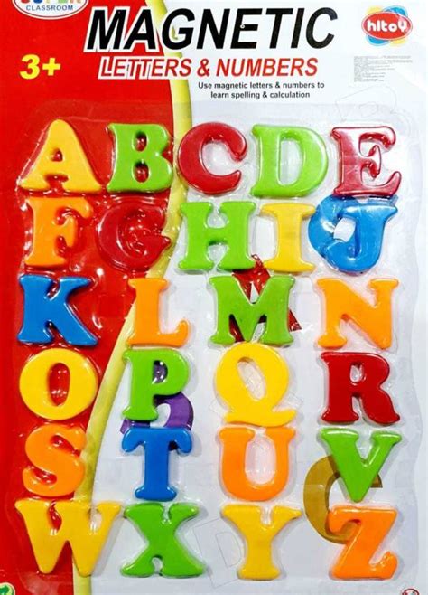 Niche Code Toys Big Size Magnetic Alphabets Early Education Plastic