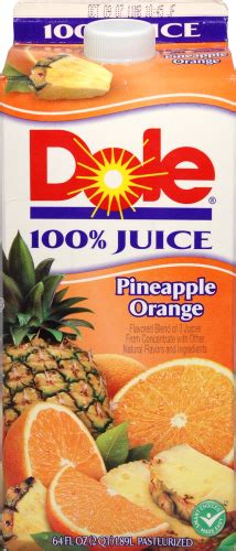 Dole Pineapple Orange Juice Disc Qfc