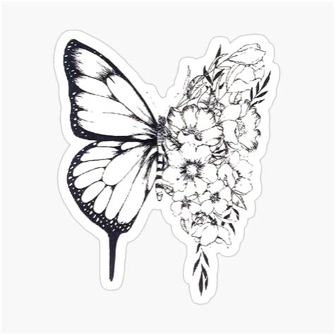 Sticker Shawn Mendes Butterfly Tattoo Par Jadelrnt Butterfly With