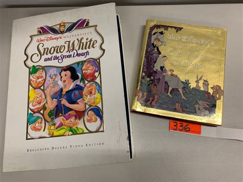 2 Books Walt Disneys Snow White And The Seven Dwarfs Walt Disneys