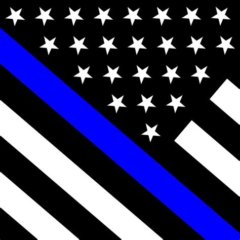Police Flag The Thin Blue Line Digital Art By Jared Davies Fine Art