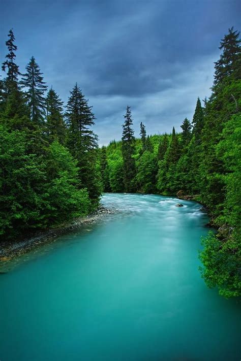 Turquoise Seton Lake River British Columbia Canada Beautiful Places