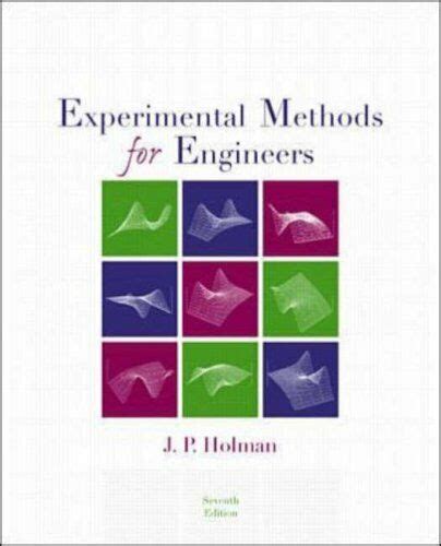 Experimental Methods For Engineers Jp Holman 9780071181655 Ebay