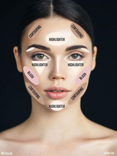 Corners of hairline to temples, corners of jaw. Contour 101: How-To Contour A Face Like A Pro - BelleTag