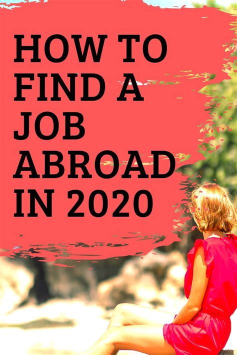 Free 2020 Guide Find Work Overseas With No Experience In 2020 With Images Find A Job Work